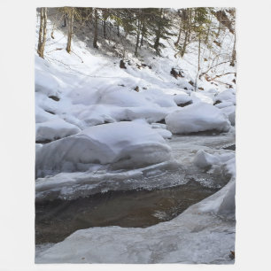 Winterberg Rivier – Wilde Natuur Roemenië Fleece Deken
