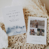 Winterberg Save the Date met fotocollage