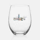 Winterberg | Skivakantie voor vrijgezellenfeestjes Wijnglas Zonder Voet (Voorkant)