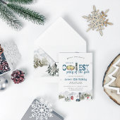 winterberg | Snowboarden Skiën Party Kaart