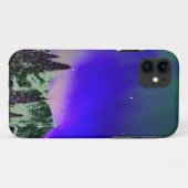 Winterbergen bij nacht Case-Mate iPhone case (Achterkant (horizontaal))