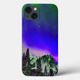 Winterbergen bij nacht Case-Mate iPhone case