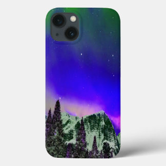 Winterbergen bij nacht Case-Mate iPhone case