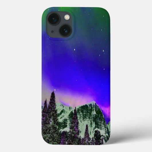 Winterbergen bij nacht Case-Mate iPhone case (Achterkant)