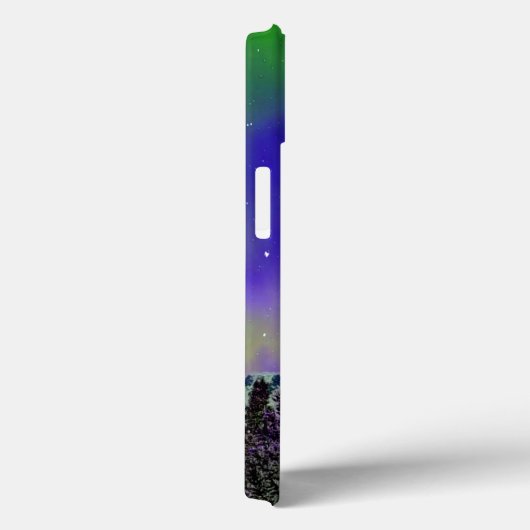 Winterbergen bij nacht Case-Mate iPhone case (Achterkant / Rechts)