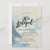 winterbergen - landschap dat we uitnodigen kaart (Voorkant)