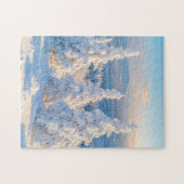 Winterbergen Sneeuwpijnbomen Legpuzzel (Horizontaal)