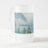 winterbergmeren matglas bierpul (Voorkant links)