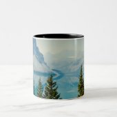 winterbergmeren tweekleurige koffiemok (Center)