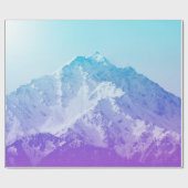 Winterbergpeuk, hipster, piek, foto, ba cadeaupapier (Vlak)