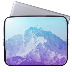 Winterbergpeuk, hipster, piek, foto, ba laptop sleeve