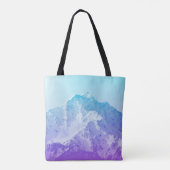 Winterbergpeuk, hipster, piek, foto, ba tote bag (Achterkant)