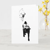 Winterbericht, Krachtig Duo Kaart (Gele Bloem)