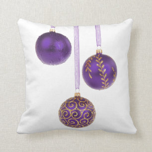 Winterberry Amethyst Paarse Lavender Kerstmis Kussen