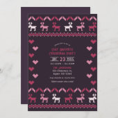 Winterberry Bliss Ugly Sweater Christmas Party Kaart (Voorkant / Achterkant)