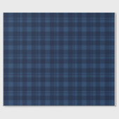 Winterberry Blue Tartan Cadeaupapier (Vlak)