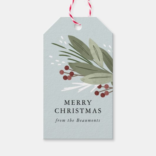Winterberry cadeau Labels Cadeaulabel (Voorkant)