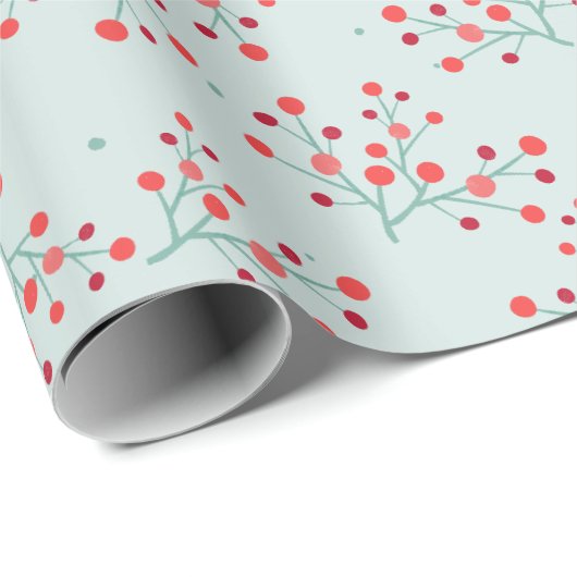 Winterberry Cadeaupapier (Rol Hoek)