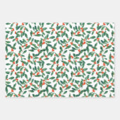 Winterberry (Classic) Inpakpapier Vel (Voorkant 3)