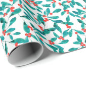 Winterberry (Festive) Cadeaupapier (Rol Hoek)