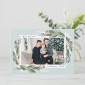 Winterberry Holiday Card Feestdagenkaart (Staand voorkant)