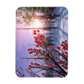Winterberry in Ice Flexible Magnet Magneet (Verticaal)
