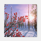 Winterberry in Ice Magnet (Voorkant)