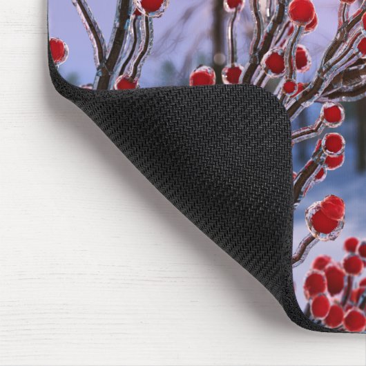 Winterberry in Ice Mousepad Muismat (Hoek)
