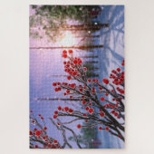 Winterberry in Ice Puzzle Legpuzzel (Verticaal)