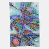 Winterberry keukenhanddoek (Verticaal)