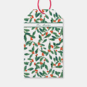 Winterberry (Klassiek) Cadeaulabel (Achterkant)