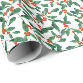 Winterberry (Klassiek) Cadeaupapier (Rol Hoek)