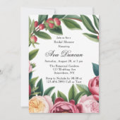 Winterberry Primrose Floral Vrijgezellenfeest Kaart (Voorkant)