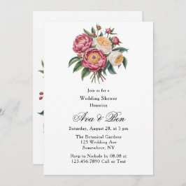 Winterberry Primrose Paint Bloemen Trouwdouche Kaart