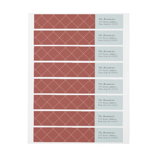 Winterberry Retour adreslabel (Vel)