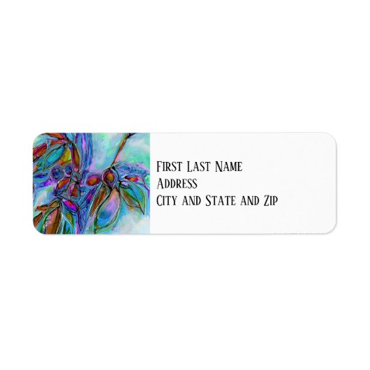 Winterberry Return Address Labels (Voorkant)