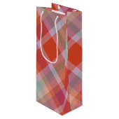 Winterberry ruit wijn cadeautas (Voorkant Gekanteld)