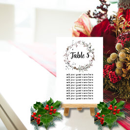 Winterberry rustieke Boho zitgrafiek Kaart
