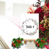 Winterberry rustieke Boho zitgrafiek Kaart