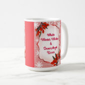 Winterberry White Winter Wishes Snow Angel Kisses  Koffiemok (Voorkant rechts)