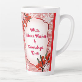 Winterberry White Winter Wishes Snow Angel Kisses  Latte Mok