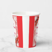 Winterberry White Winter Wishes Snow Angel Kisses  Papieren Bekers (Links)