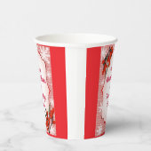 Winterberry White Winter Wishes Snow Angel Kisses  Papieren Bekers (Rechts)