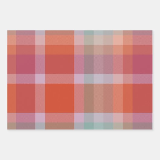 Winterberry Wrapping Paper Flat Sheet Set of 3 (Voorkant)