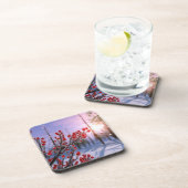 Winterbes in Ice Cork Onderzetters (Rechterzijde)