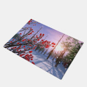 Winterbes in Ice Doormat Deurmat (Schuin)