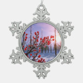 Winterbes in Ice Ornament (Voorkant)