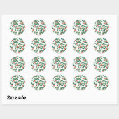 Winterbes (Klassiek) Ronde Sticker (Vel)