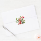 Winterbesjestickers Ronde Sticker (Envelop)