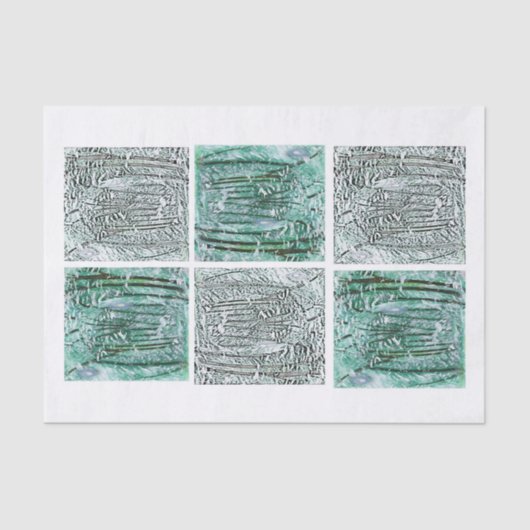 winterbesneeuwd Wereldbol Tissuepapier (Voorkant)